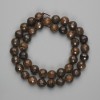 Tiger’s Eye Beads Faceted Round 10mm ±, 40cm ± on Thread
