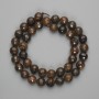 Tiger’s Eye Beads Faceted Round 10mm ±, 40cm ± on Thread