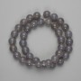 Smoky Agate Beads, Smooth Round 10mm, 37cm Length on Thread