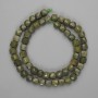 Tiger's Eye Beads faceted cube 7x7mm +-, length 39cm +- on thread