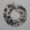 Rutilated Quartz Hairy Rutile Chunk Beads 8-11x3-4, 5mm+-, length 38cm± on a thread