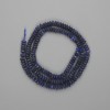 Sapphire Beads, Branded Rondel, 4.5×2 mm, on Thread, Length 38 cm