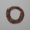 Natural Hessonite Faceted Cube Beads, 4x4mm ±, 39cm ± on Strand