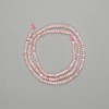 Rose Opal Beads Faceted Rondelle 3x2mm+, 39cm+ length on thread