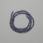 Sapphire Beads faceted ball 3mm +-, thread length 39cm +-