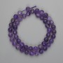 Amethyst Faceted Beads 8mm +-, length 38cm+- on thread