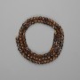 Gossonite Faceted Cube Beads 4mm, on Thread, 39cm+/-