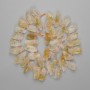 Citrine Beads Unpolished Stone Butterfly 19-22×9-11mm+- Threaded 39cm+-