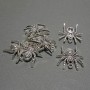 Pendant Hardware Spider, diameter 24x26mm± packaged 7 pieces± 20g