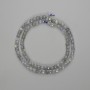 Labradorite Beads Faceted Cubes 4x4mm+, length 39cm on thread