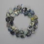 Blue Tourmaline Beads Untreated Stone 9-12×8-11mm+-, 41 cm long+