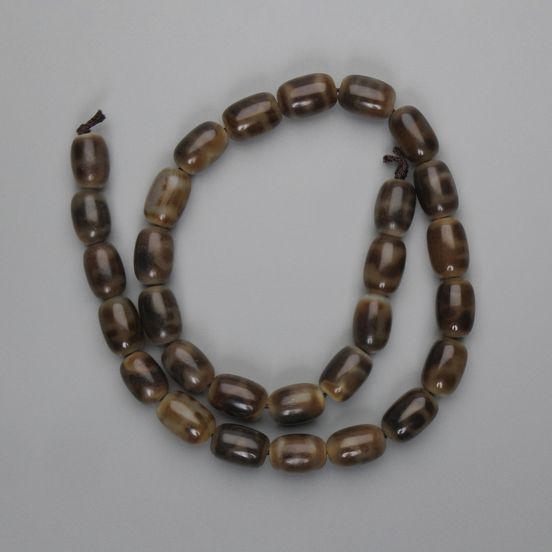 Agate Barilo Beads 14×9.5 mm ±, 39 cm length