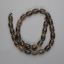 Agate Barilo Beads 14×9.5 mm ±, 39 cm length