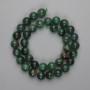 Emerald Beads Smooth Ball 10mm+-, length 38cm+-