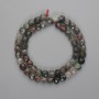 Heliotrope Beads Faceted Cube 7x7mm, Length 39cm