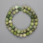 Jadeite Beads Faceted Round 9mm, on a String 39cm