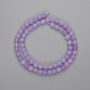 Kunzite Beads Smooth Ball 6mm +-, Length 38cm+