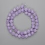 Kunzite Beads Smooth Round 8mm+-, Threaded, 37cm+