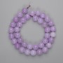 Kunzite Beads Smooth Round 10mm+-, Length 38cm+