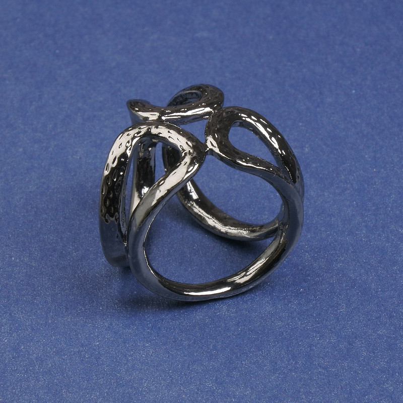 Brooch Clip for Scarves and Shawls, dark silver color, clip, diameter 20mm+