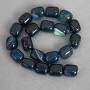 Agate Beads Bar (Rectangle) 19-20×15-16 mm +-, length 38 cm on a thread