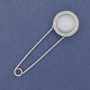 Brooch Pin Cat's Eye in Silver Metal 76×23mm+