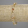 Bracelet Faceted Citrine Diamond-shaped Beads, 6x5mm diameter, 18cm length +/-, stretch