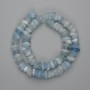 Aquamarine Chips Beads 9-15×3-5 mm, 40 cm long on thread