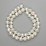Natural Freshwater Pearl Beads 8.5 mm on a String, 38 cm length