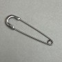 Brooch Pin 20×77 mm ± metal color: dark steel