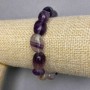 Fluorite Faceted Bracelet, diameter 13-15×9, 5-10, 5mm+ -, length 18cm+ - stretch
