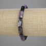 Charoite Bracelet Cut, diameter 12-13×6-8mm+-, length 18cm+-, stretch