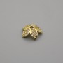 Caps for Bead End Cap Gold Color 9mm Ø + 2mm hole