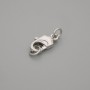 Clasp, Lobster, 12.5×5 mm, silver color