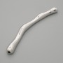 Bead Insert 'Twig' Silver Tone Metal, Hole 1.8mm±, Diameter 62×5, 5mm± per piece
