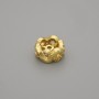 Bead Insert Fittings Color: Gold Toned, 8x4 mm ± hole 1.1 mm ± per piece