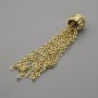 Pendant Gold-toned metal, diameter 7.5 mm ±, length 50 mm ±