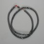 Hematite Beads Faceted Rondelle 4x2.5mm, 40cm length