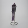 Souvenir Pencil Cone made of Natural Amethyst 125x33x18mm± assorted sizes (without stand) (per 100 g)