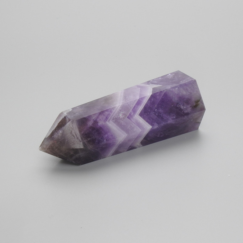 Souvenir Pencil made from Natural Amethyst 76x25mm+- assorted sizes weight from 70 g. (per 100 g.)