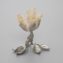 Citrine on Metal Stand, Natural Stone, 80-110×50-60 mm± assorted sizes
