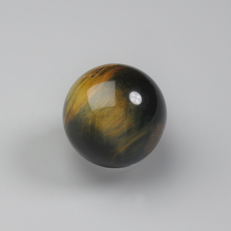 Souvenir Sphere of Tiger's Eye and Falcon Eye stone, diameter 30-40mm±, assorted sizes, weight from 35 g. (Price per 100 g)