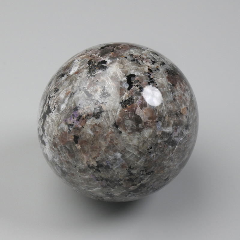 Souvenir sphere of natural Joperlite, diameter 50-60 mm± assorted sizes (price per 100 g) weight from 300 g