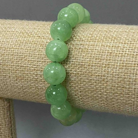 Onyx Bracelet smooth beads, diameter 12mm±, length 18cm±, elastic