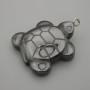 Pendant Hematite Turtle 40x30mm+