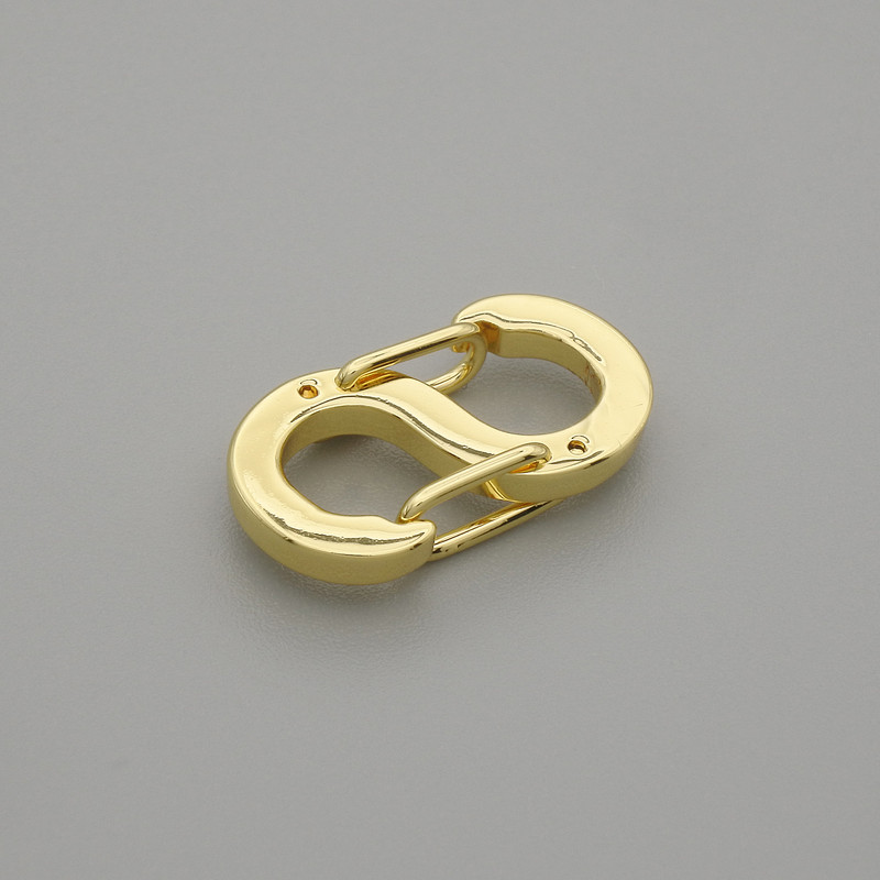 Closure Clasp 16x8.5 mm, 5mm+- golden metal
