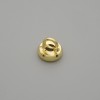 End cap tip - cap for bead, metal color gold, diameter 8×1mm±, hole diameter 3mm+