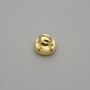 End cap tip - cap for bead, metal color gold, diameter 8×1mm±, hole diameter 3mm+