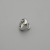 End cap/Cap for bead, cap in silver color, diameter 8x1 mm±, hole diameter ~3 mm