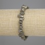 Pyrite碎 fragment bracelet, diameter 6-12×3-5mm, length 18cm, stretch